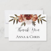 WASSERFALL-BLUME DANKESKARTE (Vorderseite)