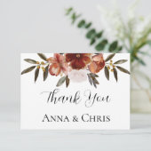 WASSERFALL-BLUME DANKESKARTE (Stehend Vorderseite)