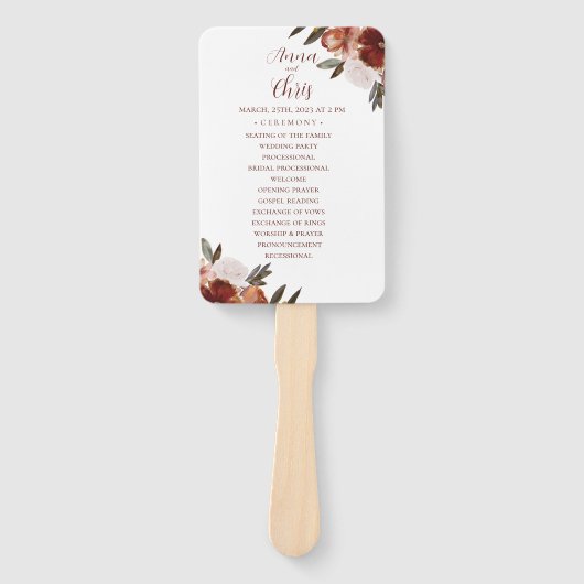 WASSERFALL-BLUME FÄCHER (Vorderseite)