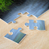 Wasserfall & Blume Jigsaw Puzzle (Seite)