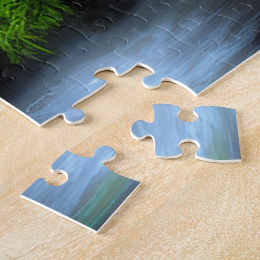Wasserfall & Blume Jigsaw Puzzle (Seite)