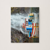 Wasserfall & Boot Puzzle (Vertikal)
