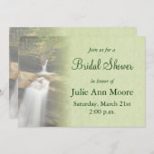 Wasserfall Brautparty Einladung (Vorne/Hinten)