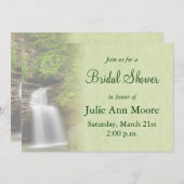 Wasserfall Brautparty Einladung (Vorne/Hinten)