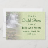 Wasserfall Brautparty Einladung (Vorderseite)