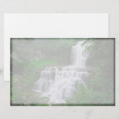 Wasserfall Briefpapier (Vorne/Hinten)