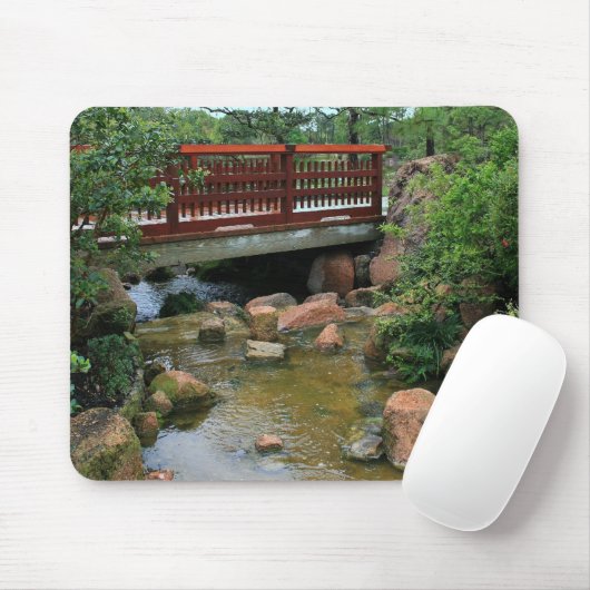 Wasserfall-Brücke Mousepad (Mit Mouse)