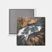 Wasserfall - Bushkill Falls Magnet (Vorderseite/Rückseite)