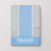 Wasserfall Button (Vorderseite)