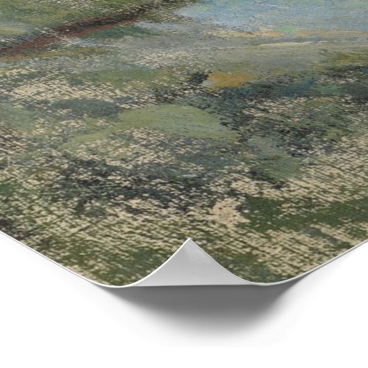 Wasserfall ca. 1889-91 Poster (Ecke)