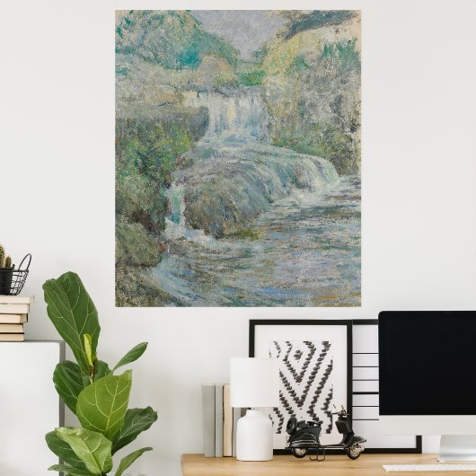 Wasserfall ca. 1889-91 Poster (Heimbüro)