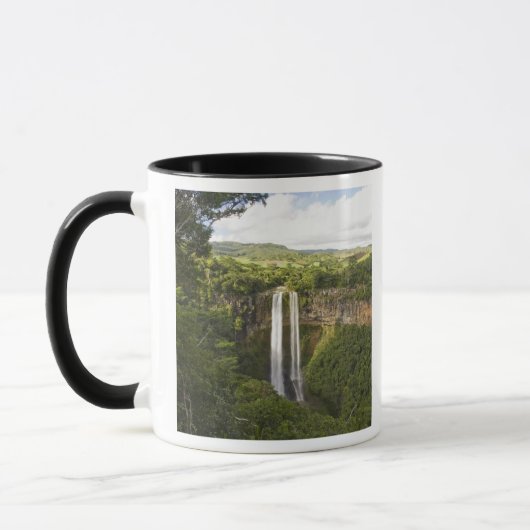 Wasserfall Chamarel am höchsten auf Mauritius, übe Tasse (Links)