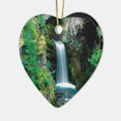 Wasserfall Christine der Mount Rainier Keramik Ornament (Links)