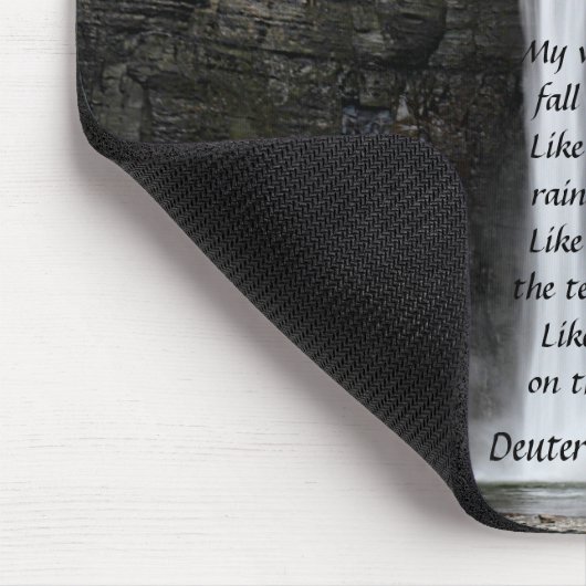 Wasserfall Christliche Maus Pad Mousepad (Ecke)