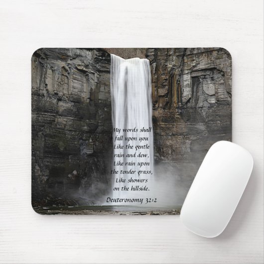 Wasserfall Christliche Maus Pad Mousepad (Mit Mouse)