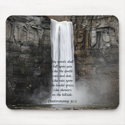 Wasserfall Christliche Maus Pad Mousepad (Vorne)