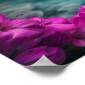 Wasserfall der Ätherischen Inseln im Frühjahr Poster (Ecke)