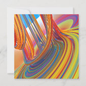 Wasserfall der Farbe Karte (Vorderseite)