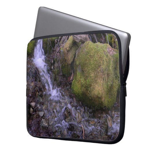 Wasserfall der Fee...... Laptopschutzhülle (Vorderseite Links)