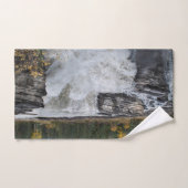 Wasserfall der Natur, Wasserfall Athabasca Badhandtuch Set (Handtuch)