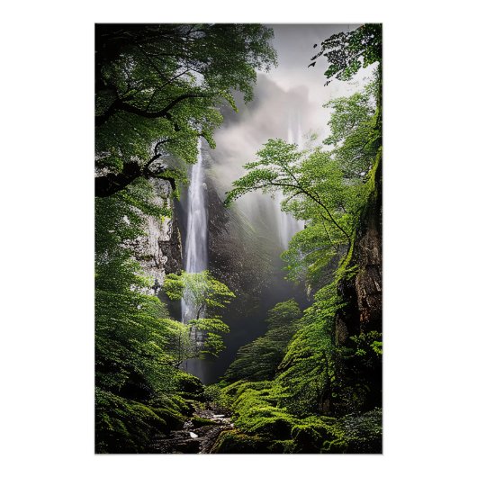 Wasserfall der wilden Seele Poster (Vorderseite)