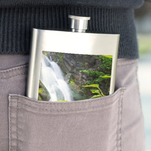 Wasserfall des Hell's Gate Canyon Flachmann (Beispiel)