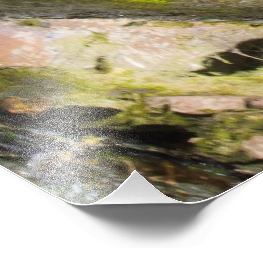 Wasserfall des Hell's Gate Canyon Fotodruck (Ecke)