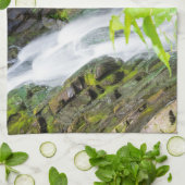 Wasserfall des Hell's Gate Canyon Geschirrtuch (Gefaltet)