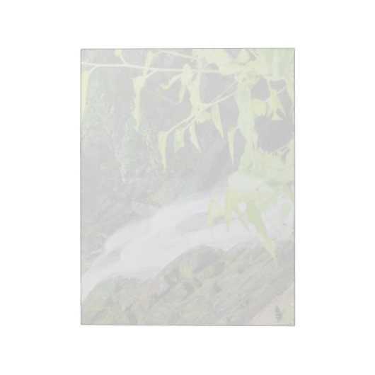 Wasserfall des Hell's Gate Canyon Notizblock (Rotiert)