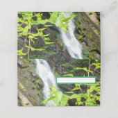 Wasserfall des Hell's Gate Canyon Platzkarte (Außenseite Aufgefaltet)