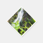 Wasserfall des Hell's Gate Canyon Serviette (Ecke)