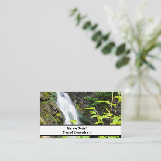 Wasserfall des Hell's Gate Canyon Visitenkarte (Stehend Vorderseite)