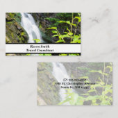 Wasserfall des Hell's Gate Canyon Visitenkarte (Vorne/Hinten)