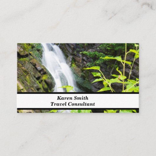 Wasserfall des Hell's Gate Canyon Visitenkarte (Vorderseite)