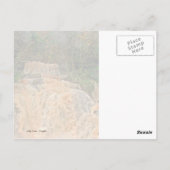 Wasserfall des Hunter Mountain Postkarte (Rückseite)