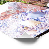 Wasserfall des japanischen Gartens Fotodruck (Ecke)