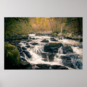 Wasserfall des River Bran Dunkeld Einsiedelei Poster