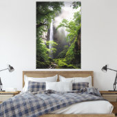 Wasserfall des Wilden Souls Leinwanddruck (Insitu (Schlafzimmer))