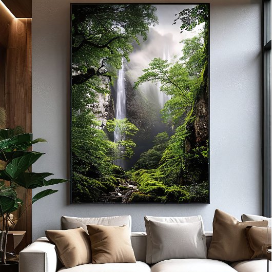 Wasserfall des Wilden Souls Leinwanddruck