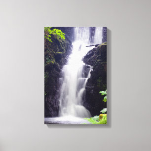 Wasserfall, Druck von Scotland Canvas Leinwanddruck