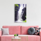 Wasserfall, Druck von Scotland Canvas Leinwanddruck (Insitu (Wohnzimmer))