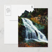 Wasserfall durch Stiles - Cove Path Postkarte (Vorne/Hinten)