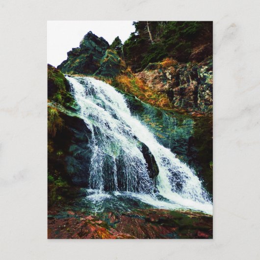 Wasserfall durch Stiles - Cove Path Postkarte (Vorderseite)