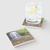 Wasserfall Ellinjaa, Australien Steinuntersetzer (Seitenansicht)