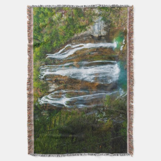 Wasserfall erhöhter Blick, Kroatien Decke (Vorderseite Vertikal)