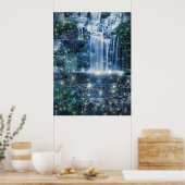 Wasserfall Fairy Poster (Küche)