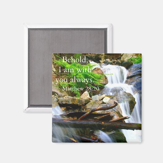 Wasserfall Faith Magnet (Vorderseite/Rückseite)