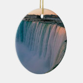 Wasserfall-fallende Liebe Niagara Ontario Kanada Keramik Ornament (Rechts)