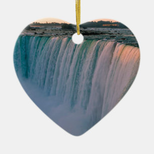 Wasserfall-fallende Liebe Niagara Ontario Kanada Keramik Ornament