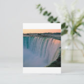Wasserfall Fallende Liebe Niagara Ontario Kanada Postkarte (Stehend Vorderseite)